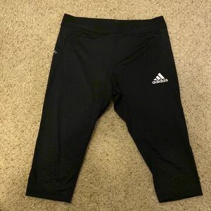 Two Adidas Men 3/4 Compression Tights Techfit Alphaskin XL